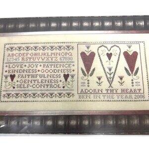 Blue Ribbon Designs Heart Of Gold Cross Stitch Pattern By Belinda Karls-Nace